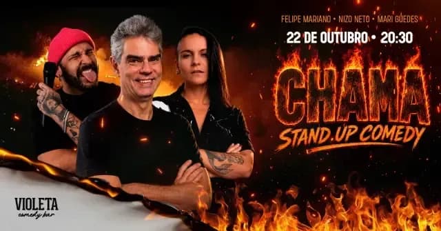 Chama Standup no Violeta Comedy bar