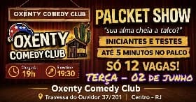 Palcket Show Oxenty Testes de Piadas no Centro