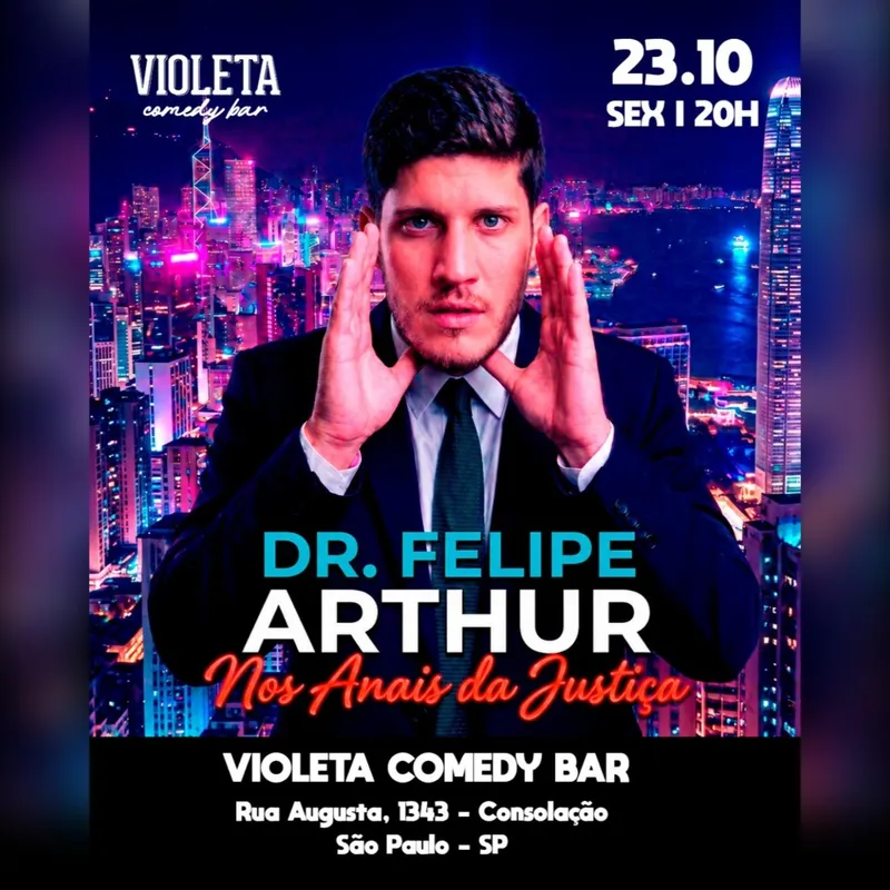 DR FELIPE ARTHUR em NOS ANAIS DA JUSTIÇA na Rua Augusta!